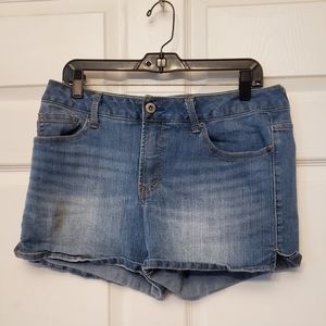 Sz 14 Faded Glory Jean Shorts